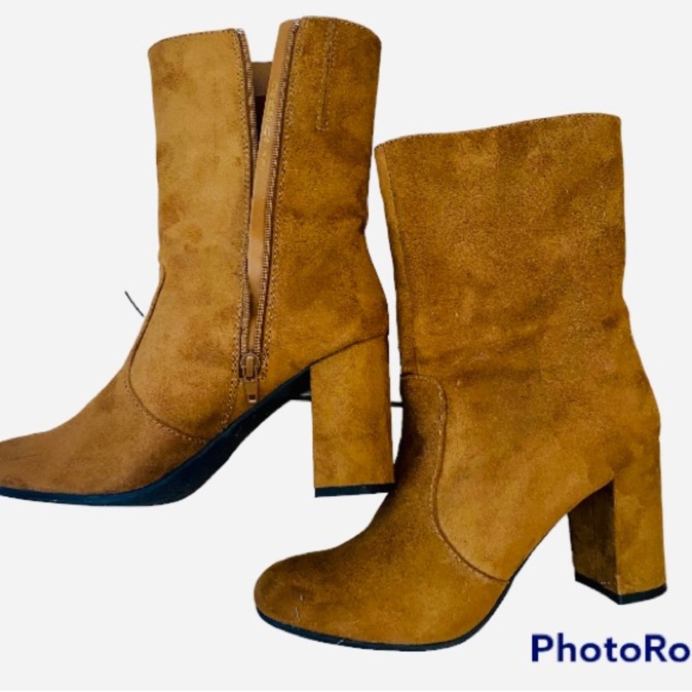 Faux Suede mini booties